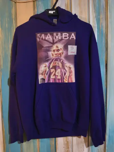 Polerón con capucha Mamba Kobe Bryant morado - miniatura 1