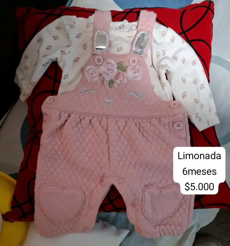 Conjunto de bebé Limonada 6 meses rosa