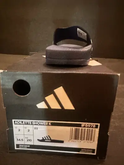 Sandalias Adidas Adilette Shower Azul talla 34 - miniatura 2