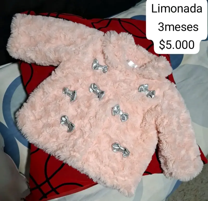 Chaqueta de bebé Limonada 3 meses rosada