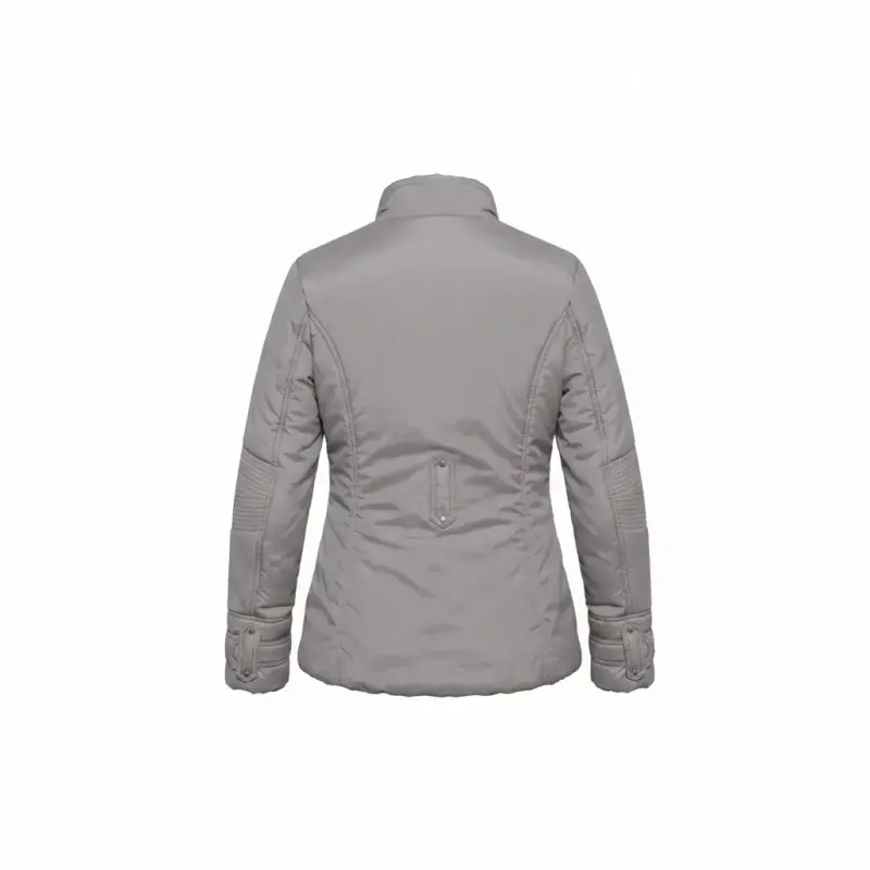 Chaqueta acolchada gris para mujer - 2