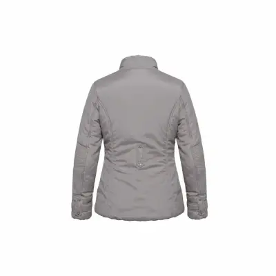 Chaqueta acolchada gris para mujer - miniatura 2
