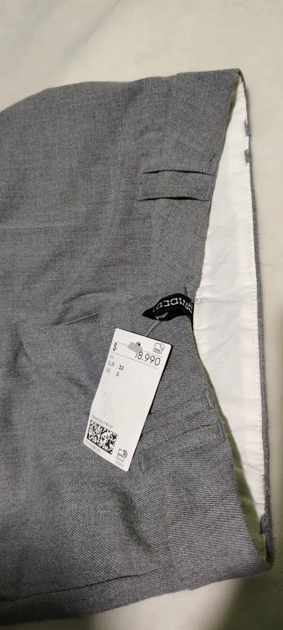 Pantalon gris de vestir de mujer - 3