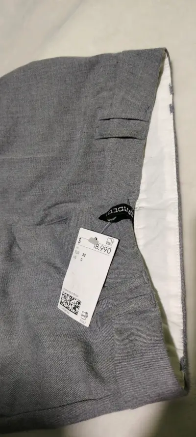 Pantalon gris de vestir de mujer - miniatura 3