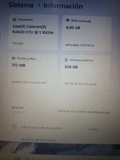 Notebook Positivo Intel Celeron N4020 4GB RAM - miniatura 2