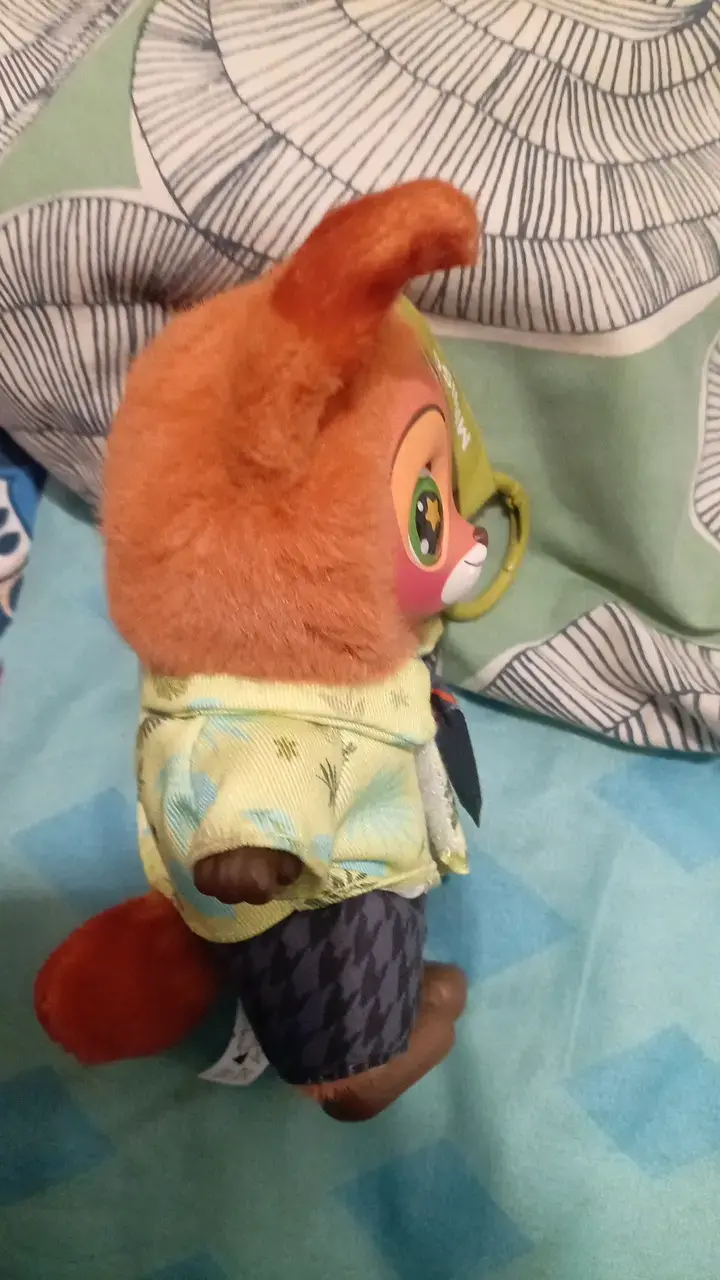 Peluche de zorro con camisa y corbata - 4