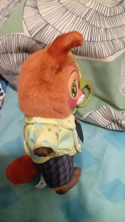 Peluche de zorro con camisa y corbata - miniatura 4