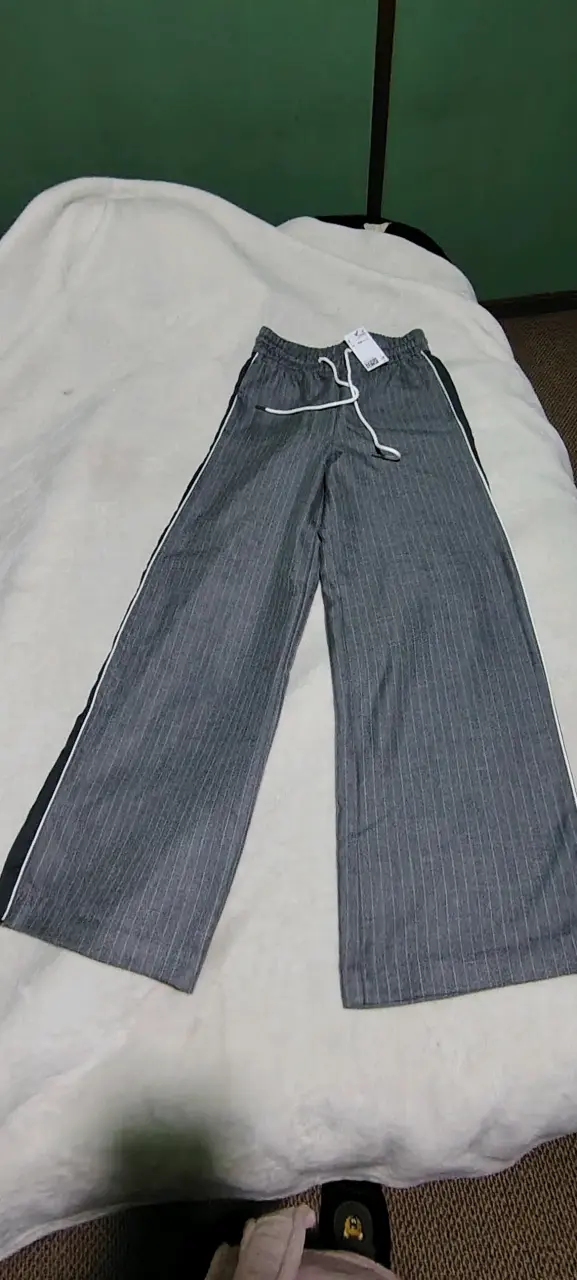 Pantalon gris de vestir de mujer casual-sport - 3