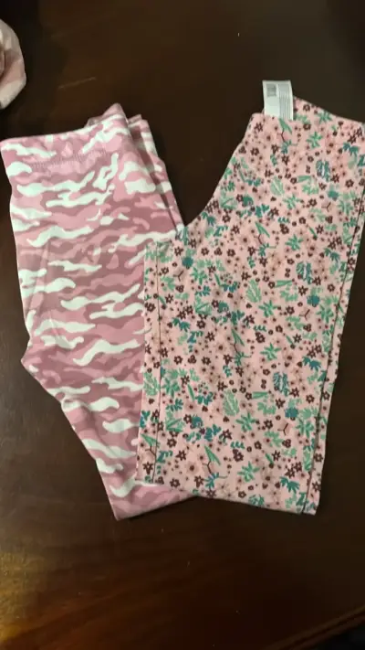 Pack de leggings estampados para niña talla 12 - miniatura 1