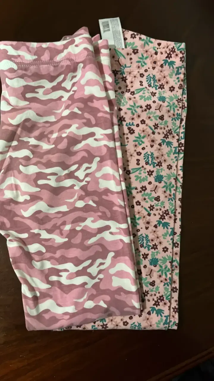 Pack de leggings estampados para niña talla 12 - 2