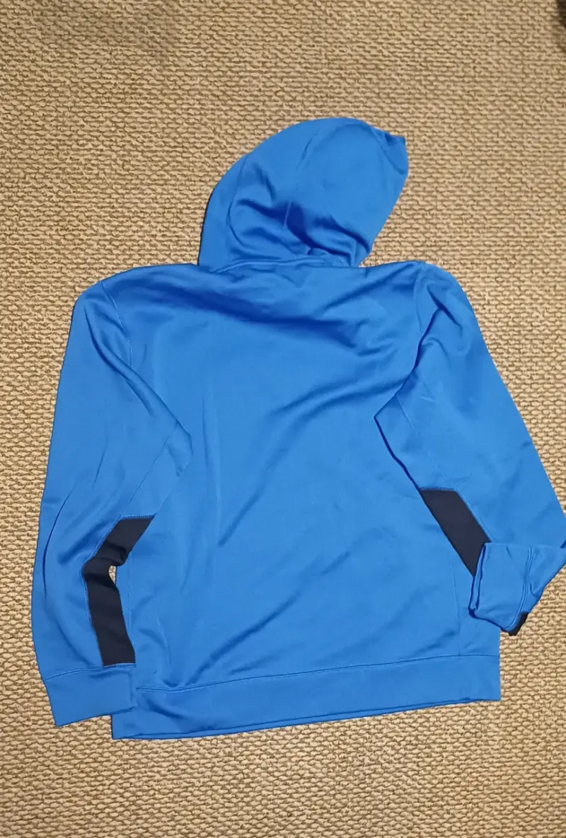 Polerón con capucha azul Nike L - 2