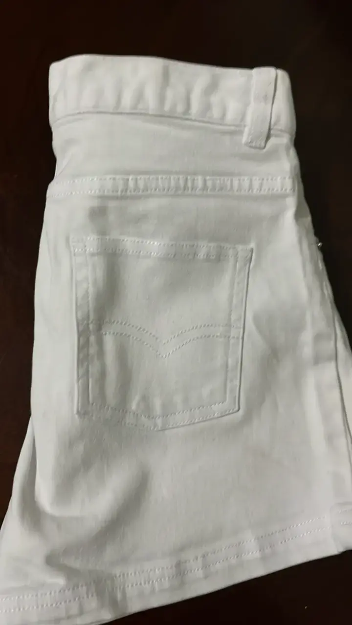 Shorts blancos de mezclilla Fashion Spark - 3