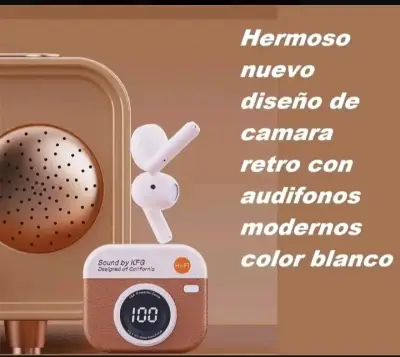 Audífonos Bluetooth Retro Sound by KFG - miniatura 2