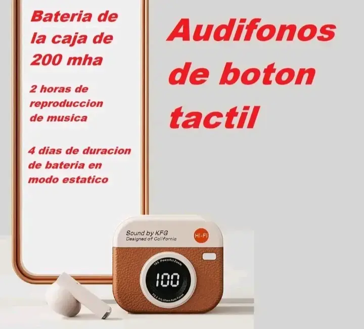 Audífonos Bluetooth Retro Sound by KFG - 3