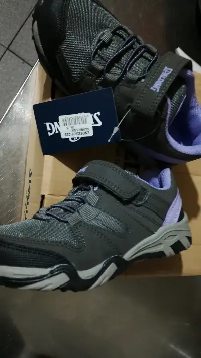 Zapatillas deportivas para niña Spalding negras - miniatura 1
