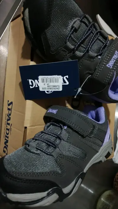 Zapatillas deportivas para niña Spalding negras - miniatura 2
