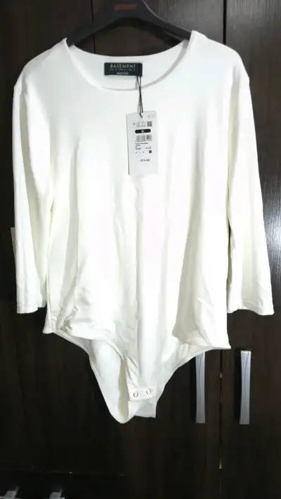 Body blanco de manga larga Basement talla XL - miniatura 1