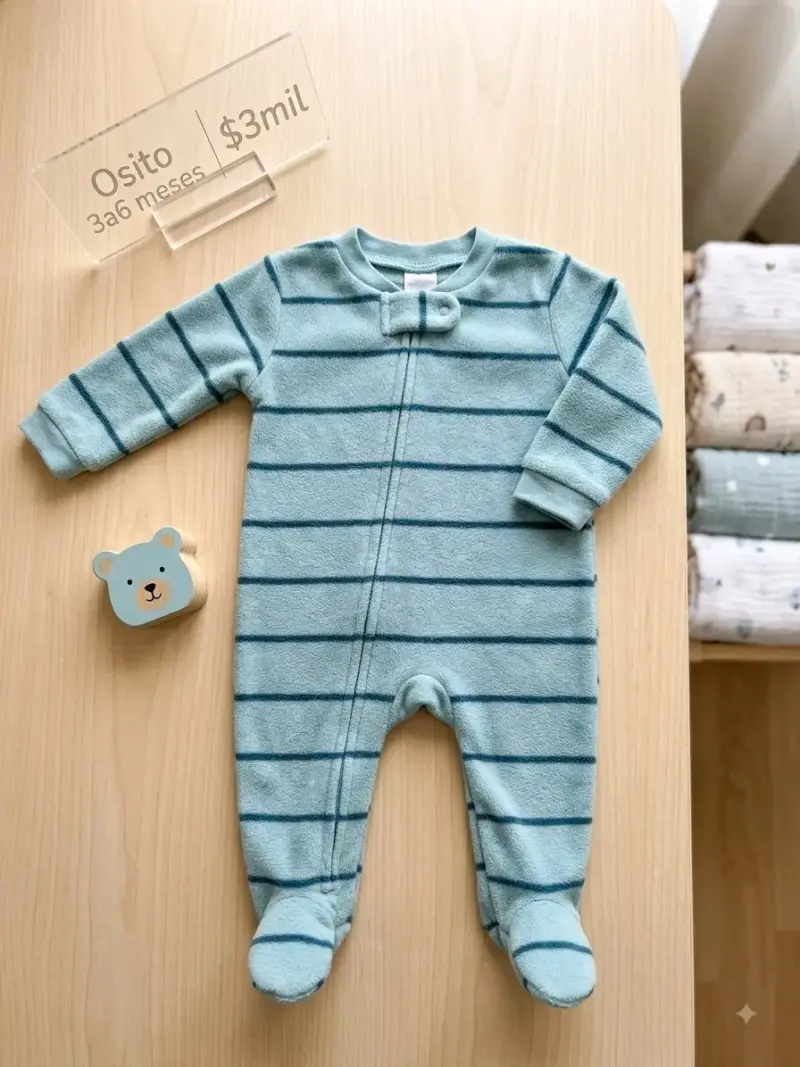 Pijama de bebé osito 3 a 6 meses