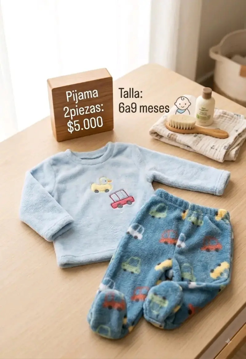 Pijama de bebé 2 piezas 6 a 9 meses