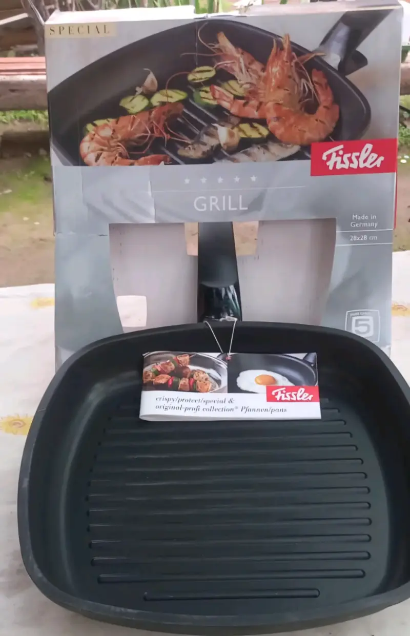 Sartén Grill Fissler 28x28 cm Antiadherente