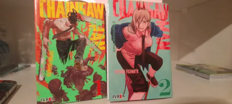 Mangas Chainsaw Man Volúmenes 1,2,3 y 21 de Ivrea - 2
