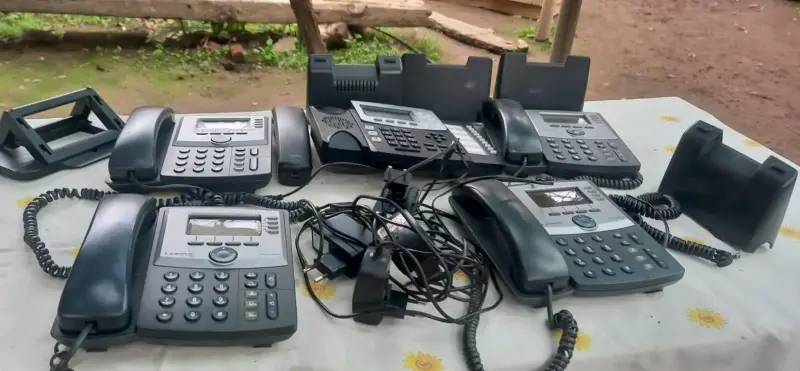 Teléfonos IP Cisco con accesorios