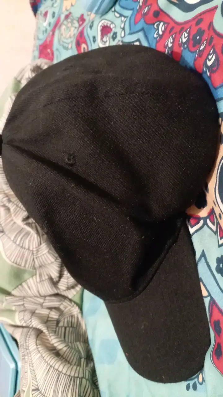 Gorra negra unisex casual - 1