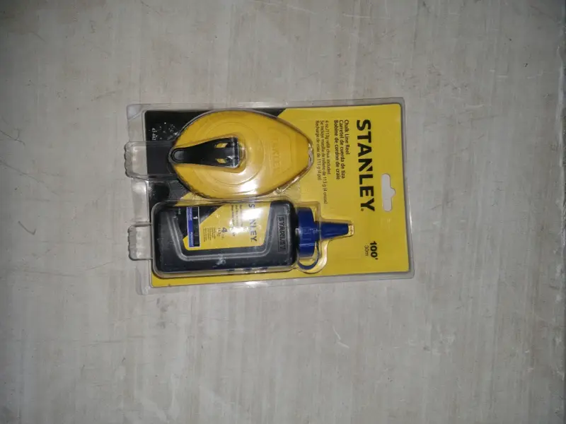 Set de línea de tiza Stanley 30m con polvo azul - 1
