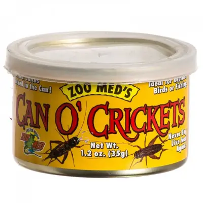 Alimento enlatado para reptiles Zoo Med Can O' Crickets - miniatura 1