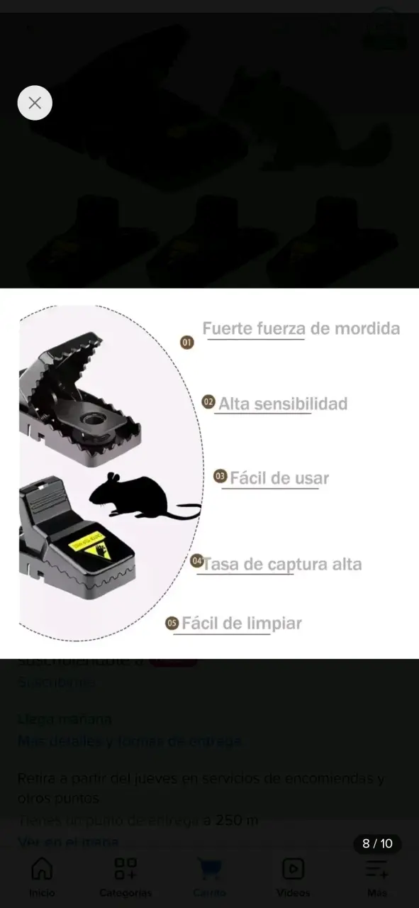 Trampa para Ratones Reutilizable de Plástico - 2