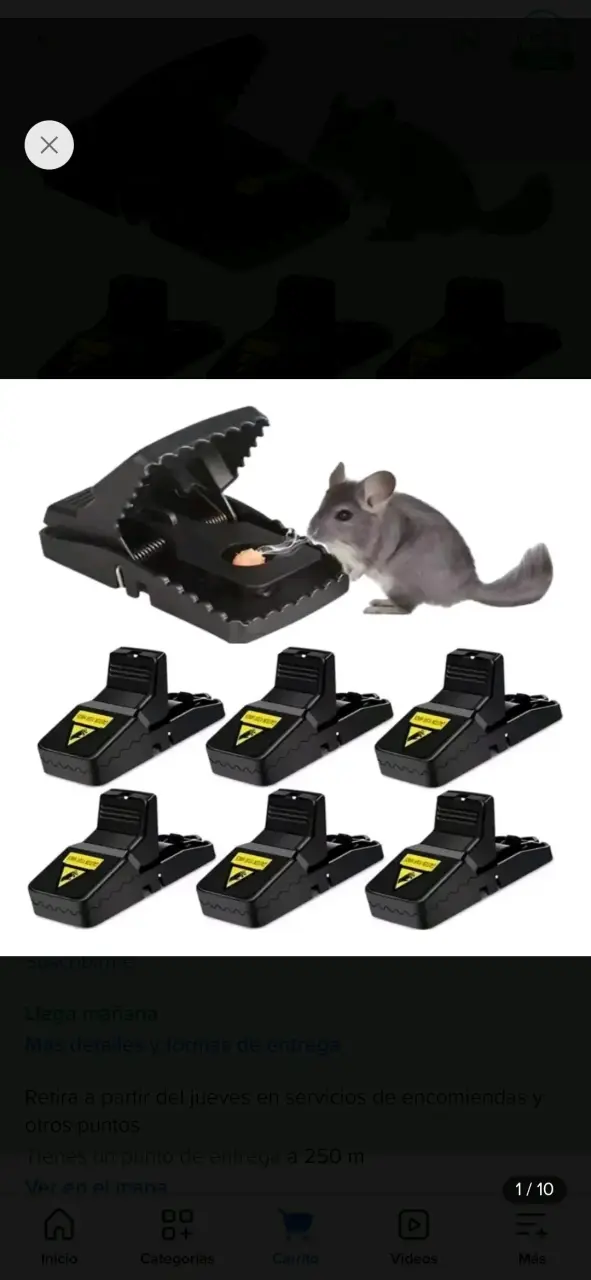Trampa para Ratones Reutilizable de Plástico - 3