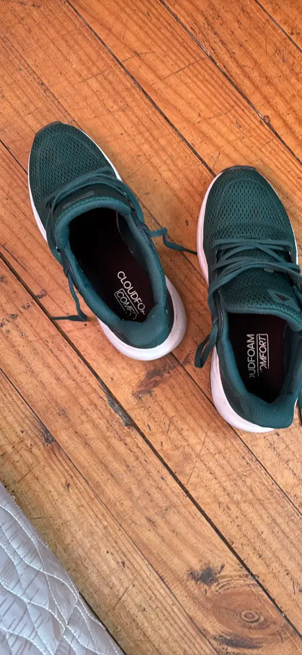 Zapatillas deportivas verdes para hombre Adidas Cloudfoam - 1