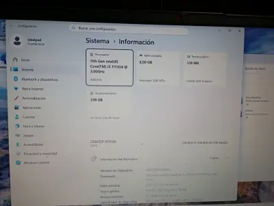 Laptop Lenovo Ideapad 3-15ITL6 Intel i3 8GB RAM - miniatura 3