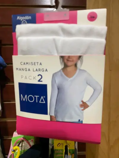 Pack de 2 camisetas manga larga para niños Mota - miniatura 1