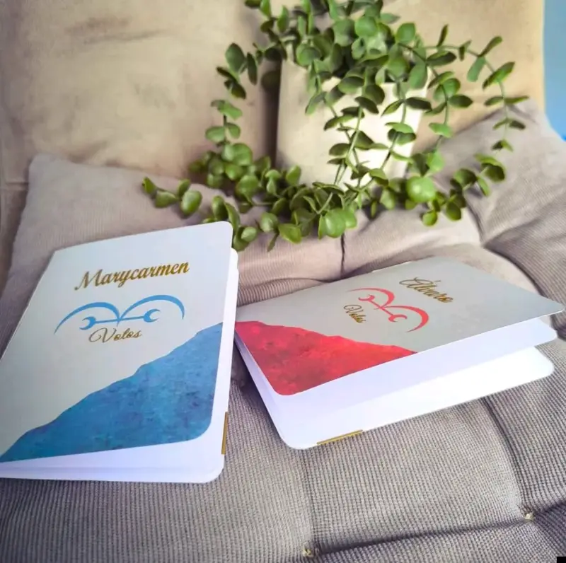 Libretas de votos personalizadas para bodas - 3