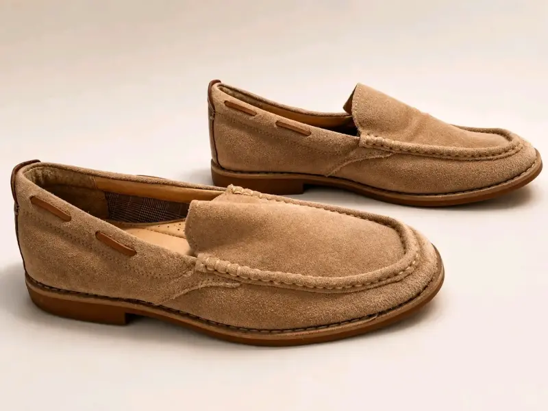 Mocasines de Gamuza Beige Hush Puppies para Hombre - 2