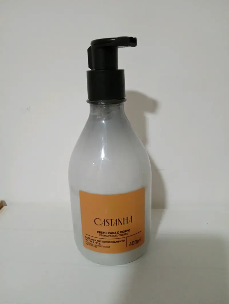 Crema corporal Castanha 400ml hidratante