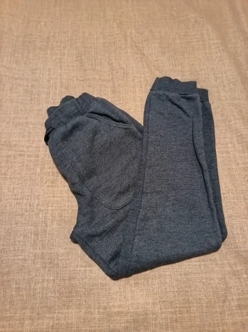 Pantalones de chándal unisex en gris y azul - 1
