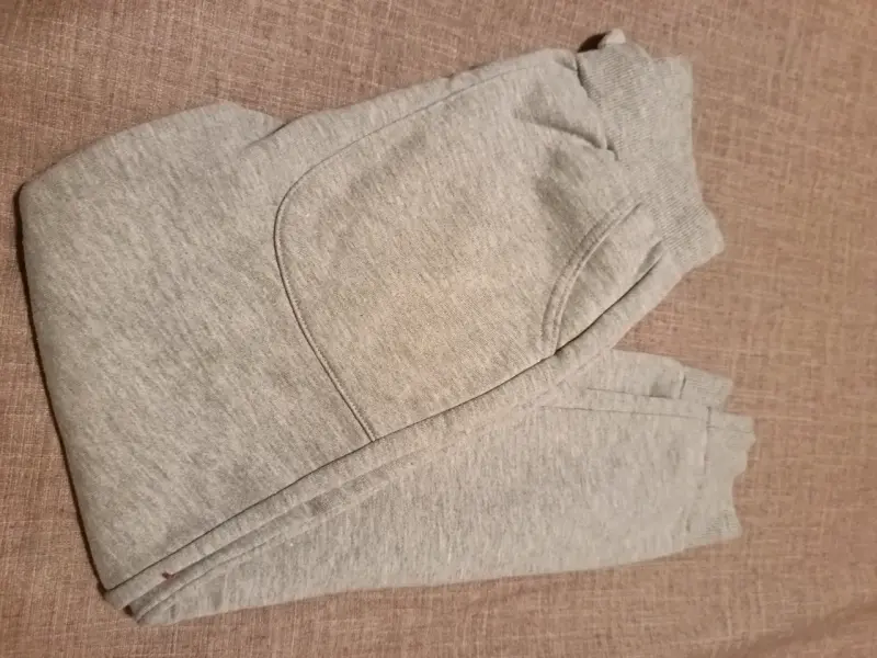 Pantalones de chándal unisex en gris y azul - 3