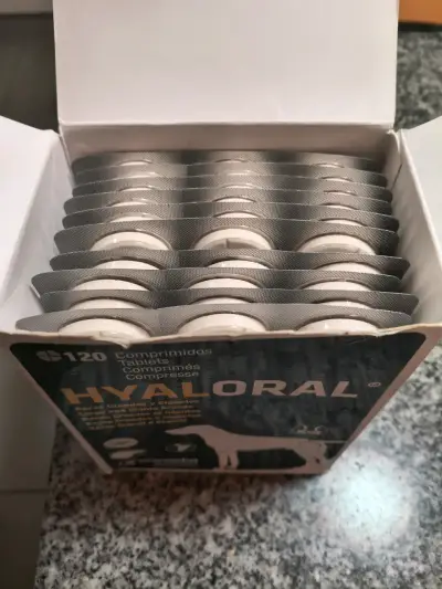 Hyaloral 120 comprimidos para perros grandes - miniatura 2