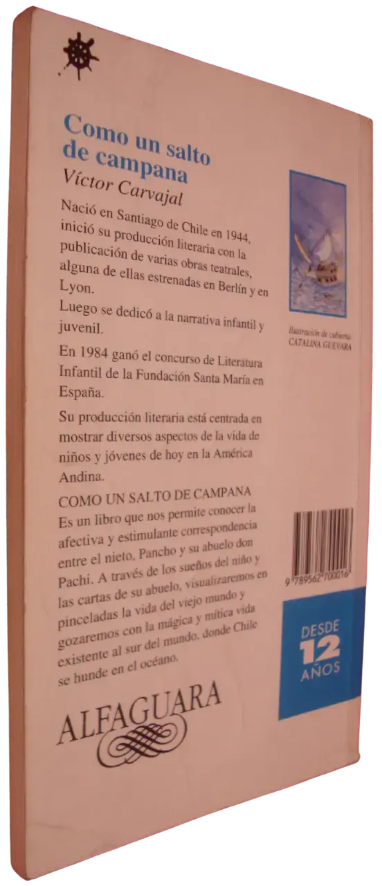 Libro 'Como un salto de campana' de Víctor Carvajal - 3