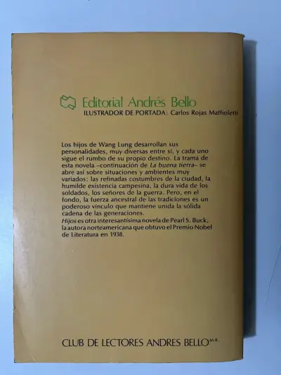 Libro Hijos de Pearl S. Buck Edición Andrés Bello - miniatura 3