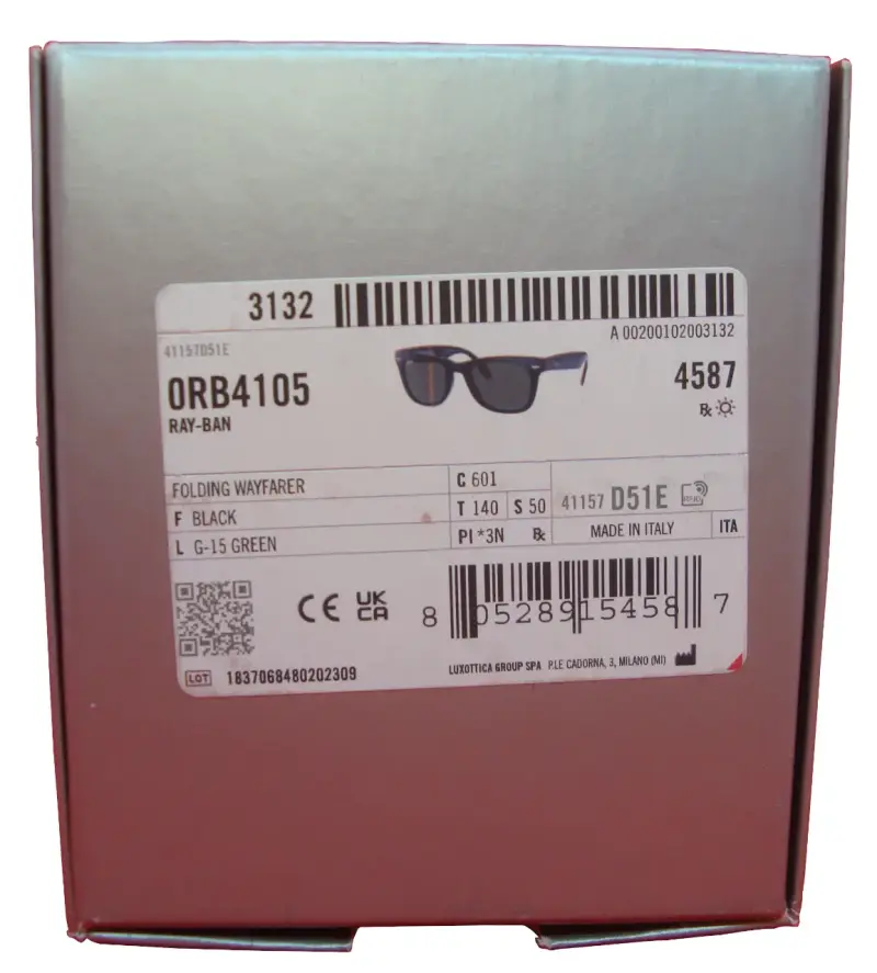 Cristales repuestos paraRay-Ban Wayfarer Plegables - 5