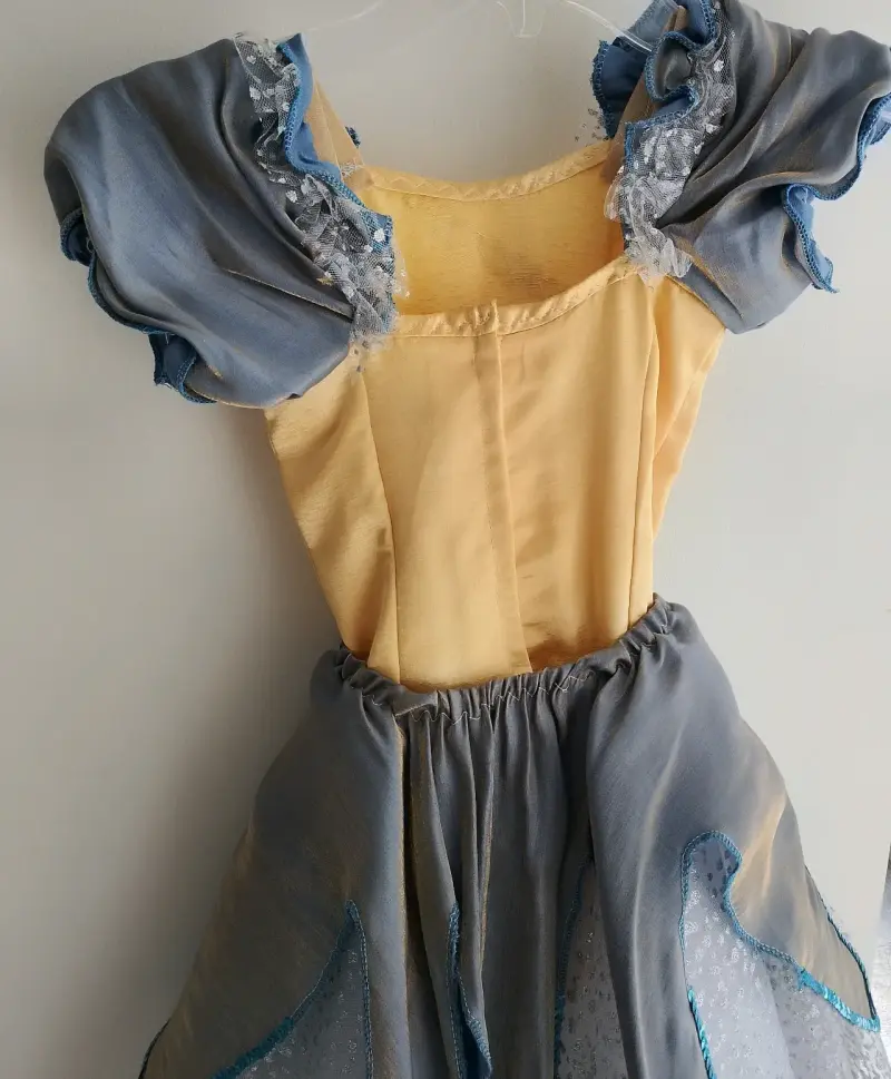 Vestido de Vals para niña con brillantes - 3