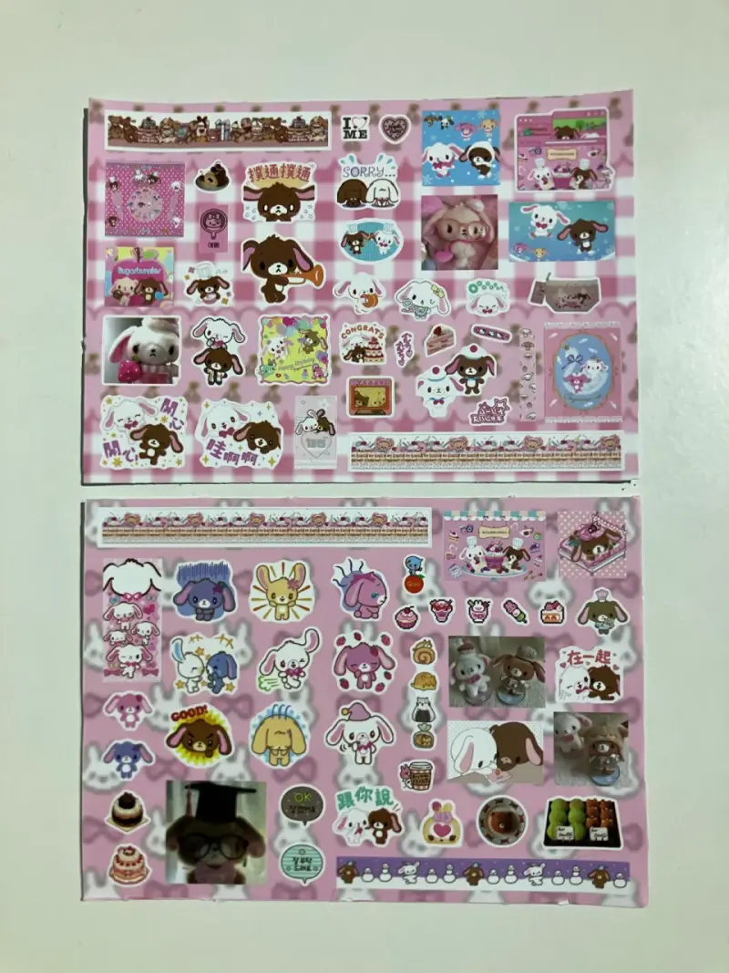 Set de Stickers Suggar Bunnie Kawaii