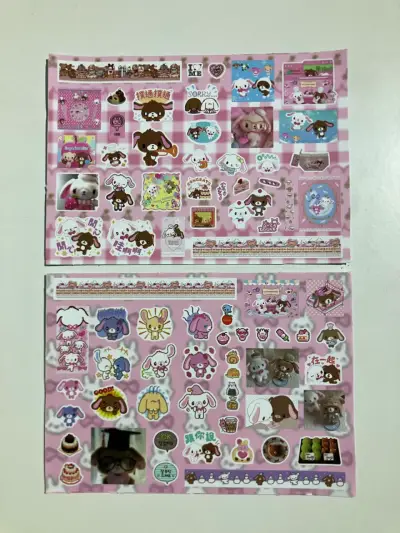 Set de Stickers Suggar Bunnie Kawaii - miniatura 1