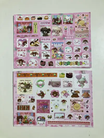 Set de Stickers Suggar Bunnie Kawaii - miniatura 2