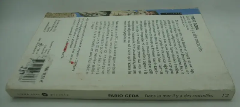 Libro 'Dans la mer il y a des crocodiles' de Fabio Geda - 5