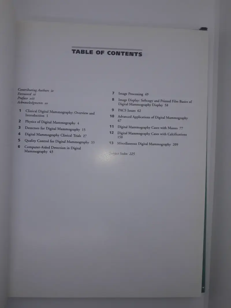 Libro Digital Mammography de Etta D. Pisano - 3