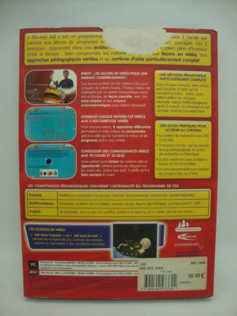 Software educativo Dis-moi Adi CE2 para PC y Mac - 2